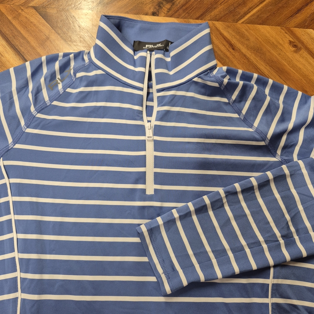 RLX Ralph Lauren Women's Quarter Zip Performance Golf Pullover, Size Small